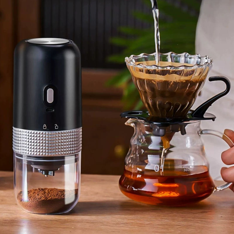 HomeSyncSupplies USB Rechargeable Coffee Grinder
