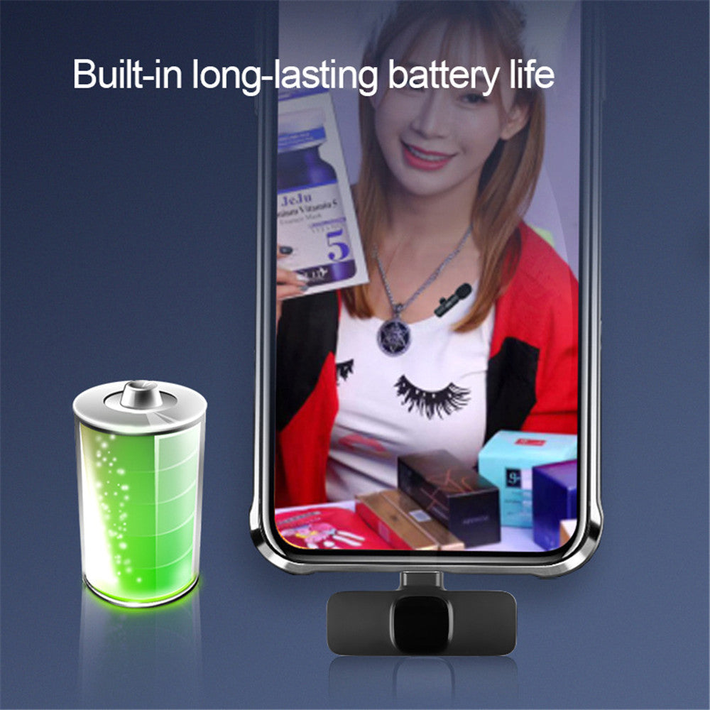 Mini Mic For I Phone Android Long Battery Life Live Broadcast Gaming